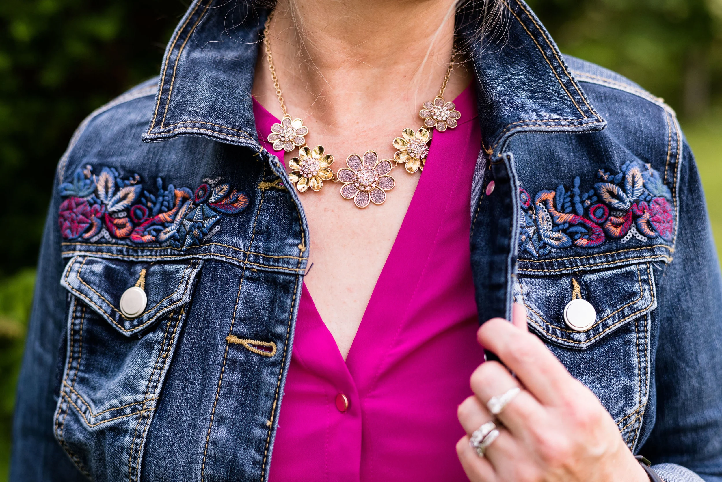 Dressy clearance jean jacket